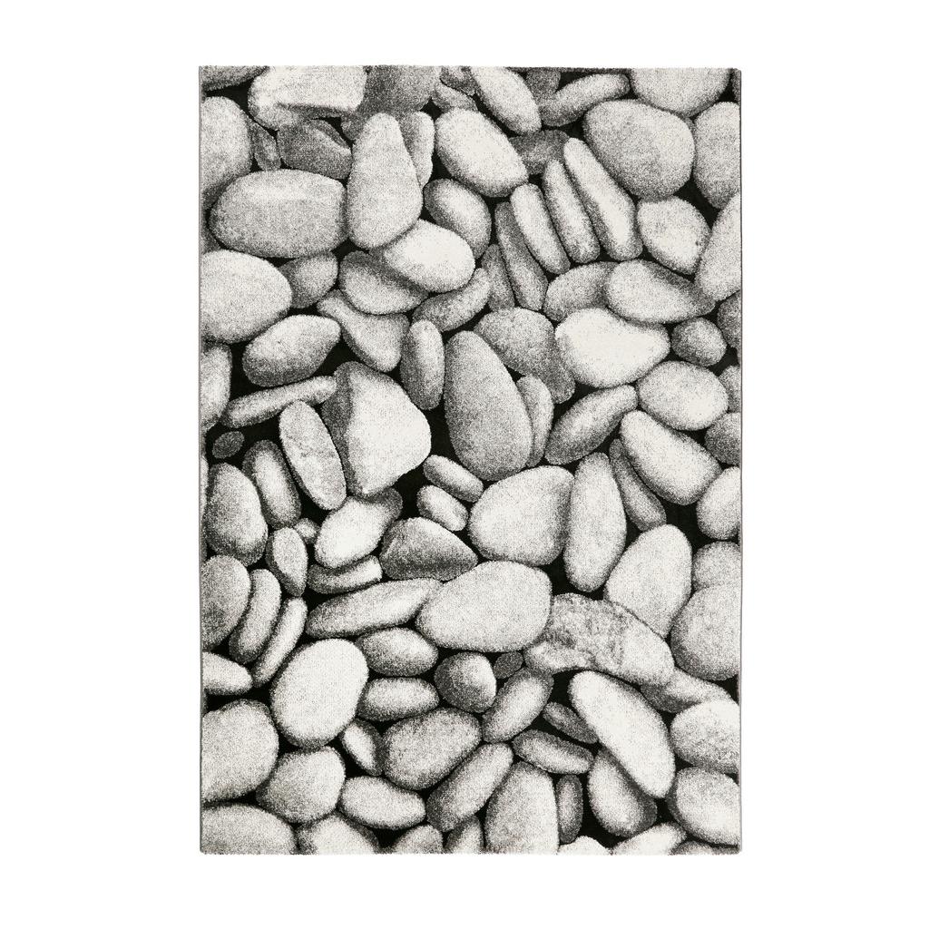 Webteppich Stony Island Grau 160x225 cm