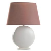 Tischleuchte 233/Lg - Erlefarben/Weiß, Basics, Keramik/Textil (45/20/60cm)