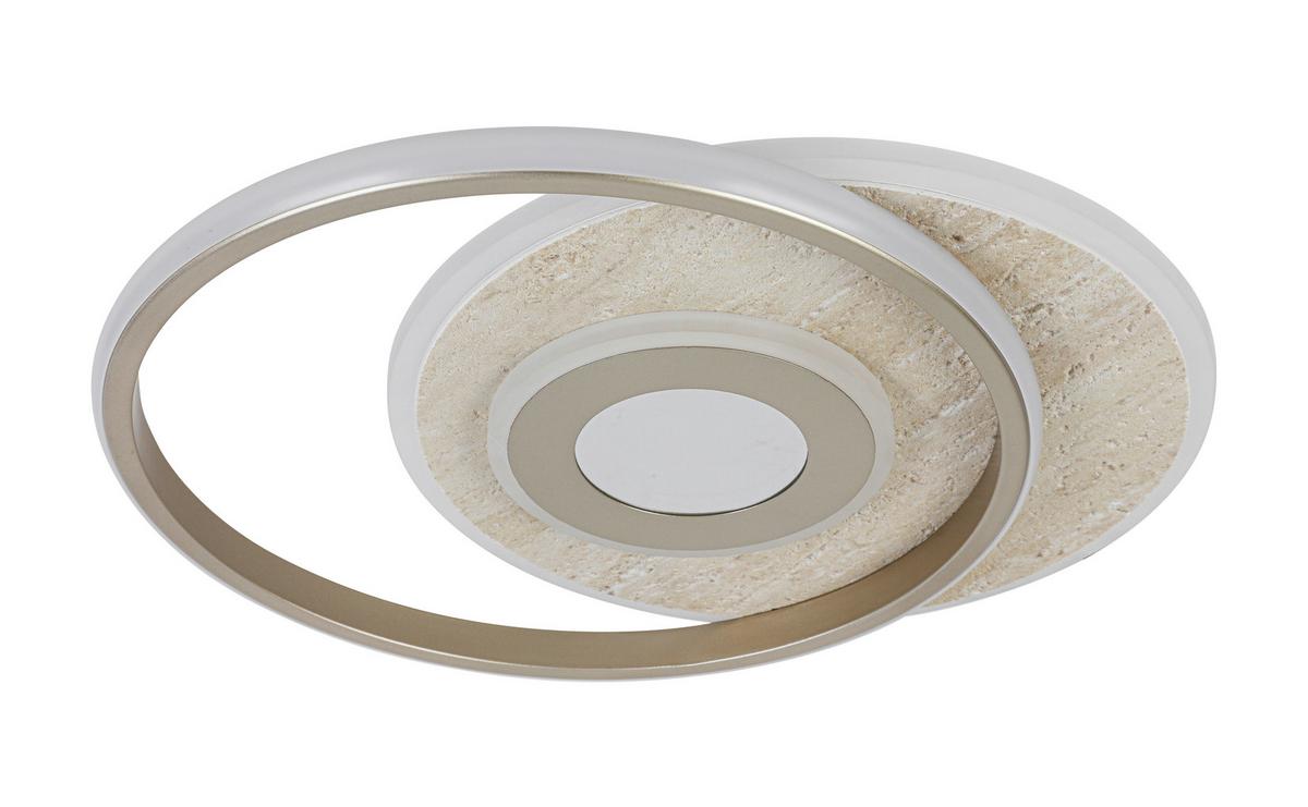 STROPNÉ LED SVIETIDLO PUL - šampanská, Modern, kov/plast (42/35/6cm) - Mömax