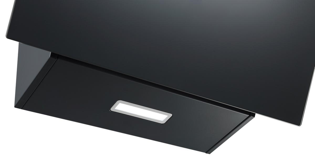 Kopffreihaube Respekta Solea Metall/glas Schwarz B: 60 Cm - Schwarz, Trend, Glas/Metall (60/76,4-114,4/38,2cm) - Respekta