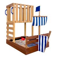 Spielturm Vicky - Braun, Basics, Holz/Kunststoff (180,5/87/150cm) - Ambia Garden