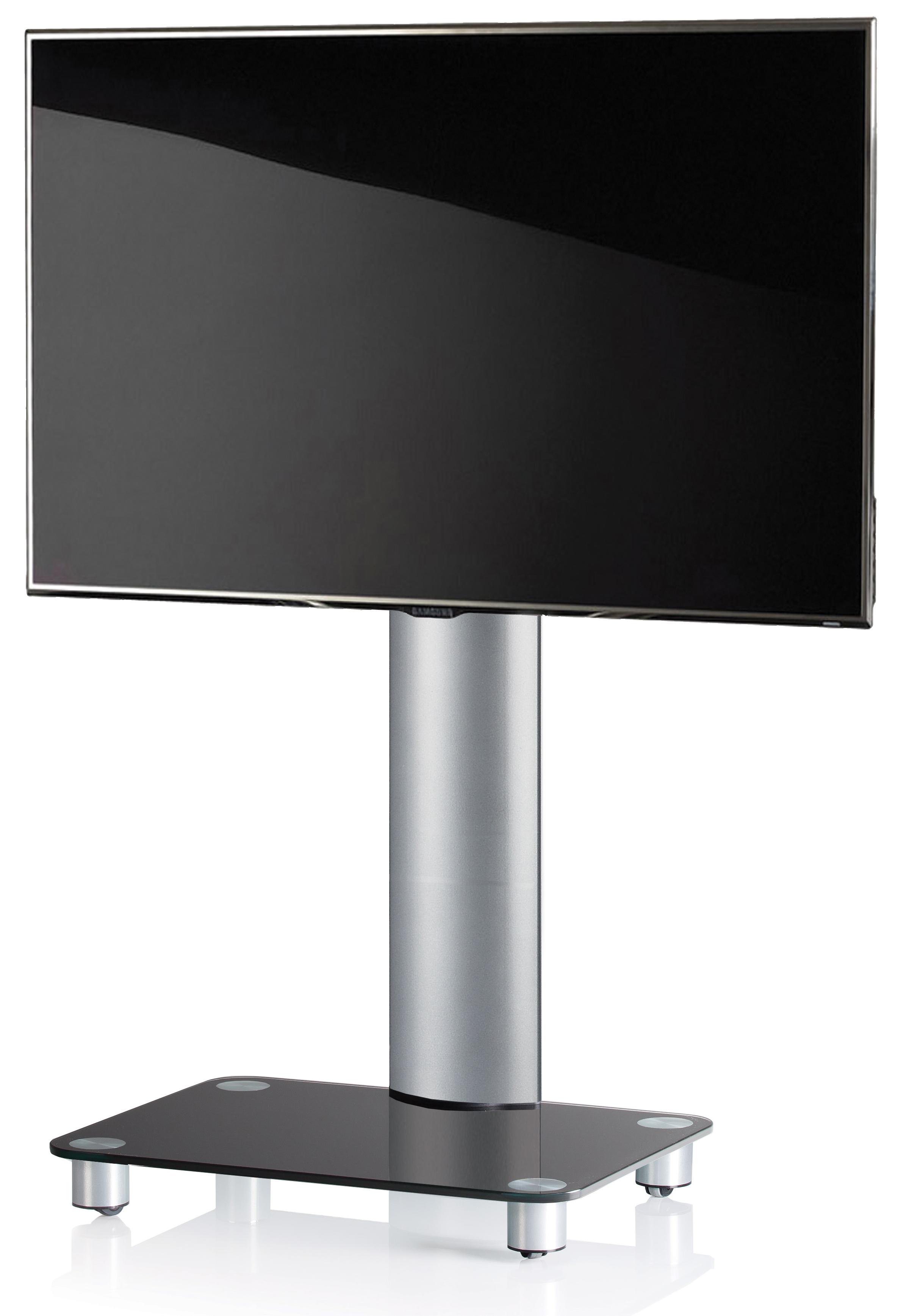 TV-Rack in Silberfarben