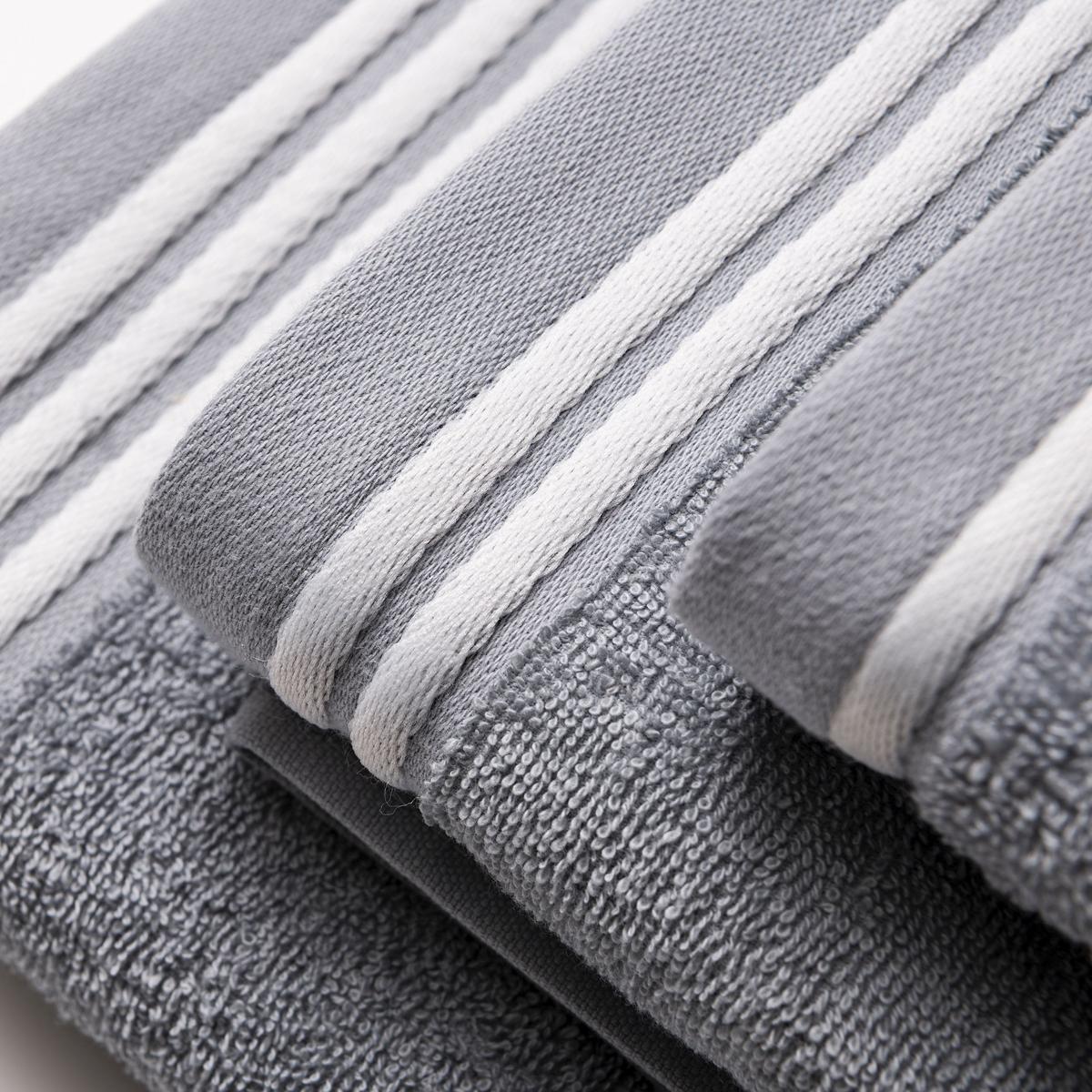 Badetücher Benetton Frottier 450 G/M2 Grau 3er-Pack - Grau, Basics, Textil - Masterpro
