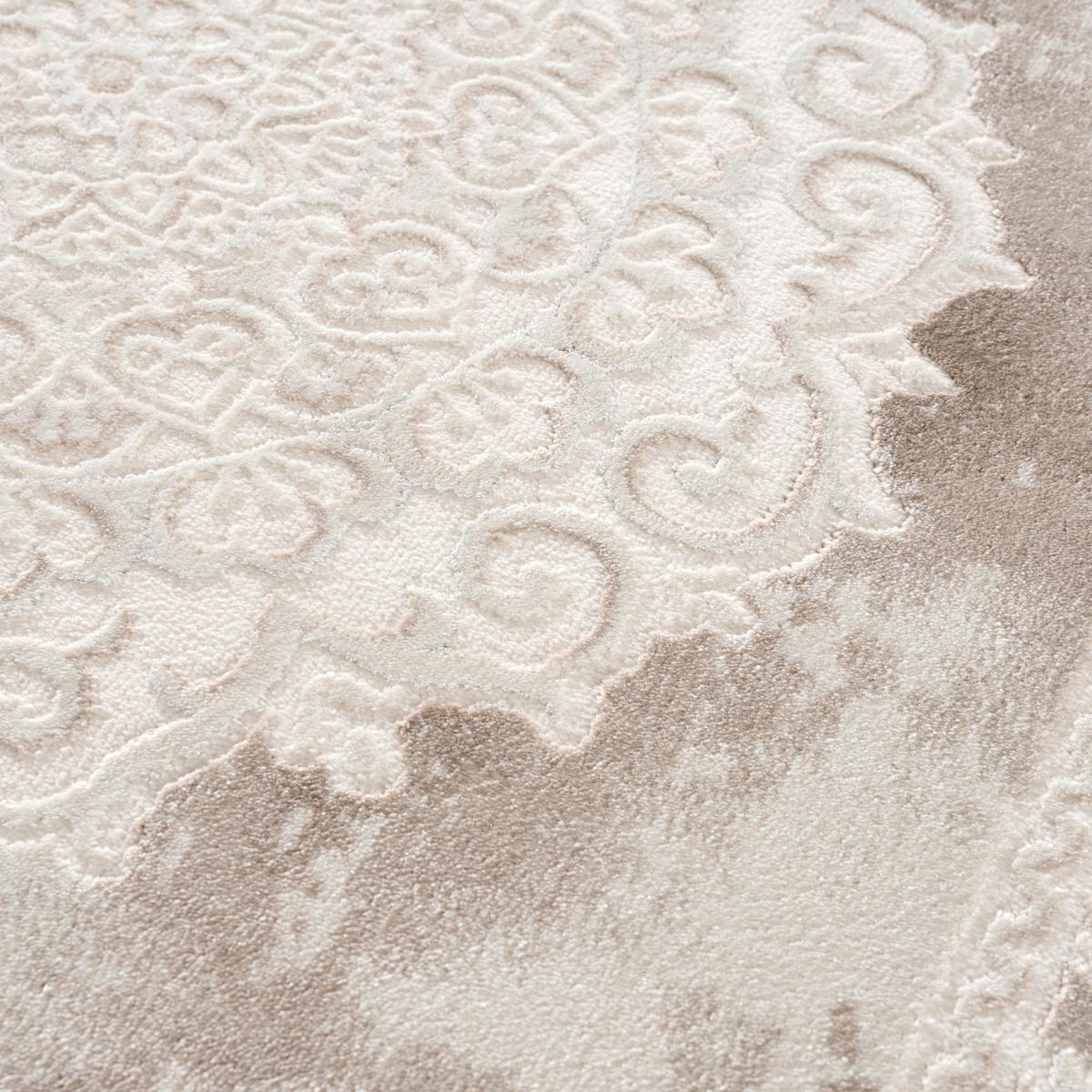 Webteppich Harmony - Beige, LIFESTYLE, Textil (160/220cm)