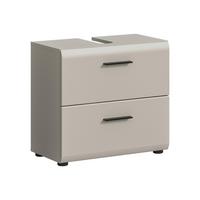 WASCHBECKENUNTERSCHRANK Ice Kaschmir B: 60cm - Kaschmir/Schwarz, Trend, Holzwerkstoff (60/55/30cm) - MID.YOU