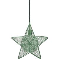 Dekostern 3714013 Rigel Star - Grün, Basics, Metall (40/40cm)