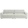 Bigsofa Be Comfy B: 264 Cm Weiß Cord - Schwarz/Weiß, MODERN, Textil (264/83/111cm) - MID.YOU