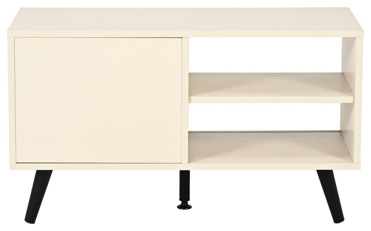 TV STOLÍK MOVE - čierna/kašmírová, Modern, kov/kompozitné drevo (80/46/35cm) - Based