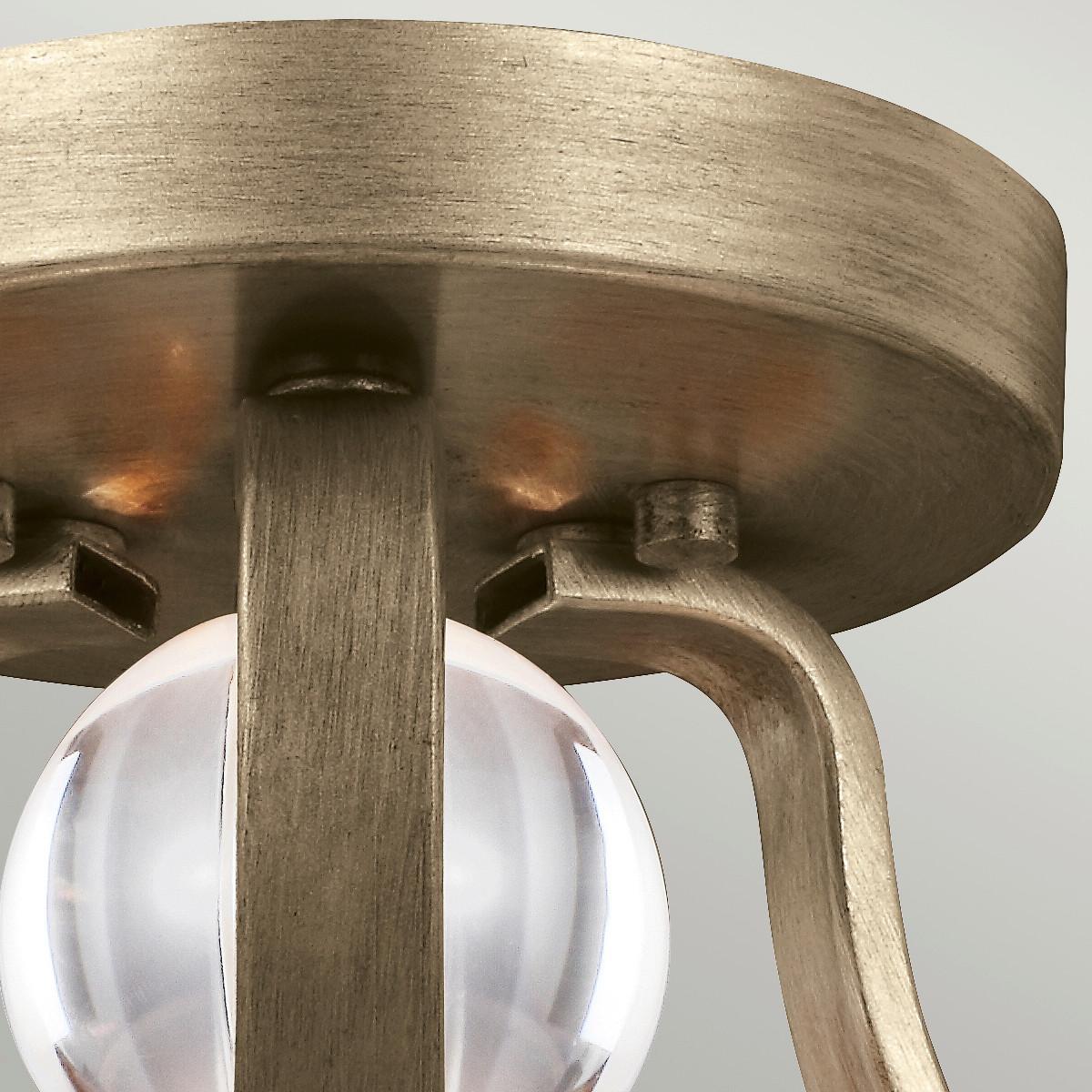 Deckenleuchte Fe-Evington-Sf-Sg - Goldfarben, Basics, Glas/Metall (35.2/29.7cm) - Elstead Lighting