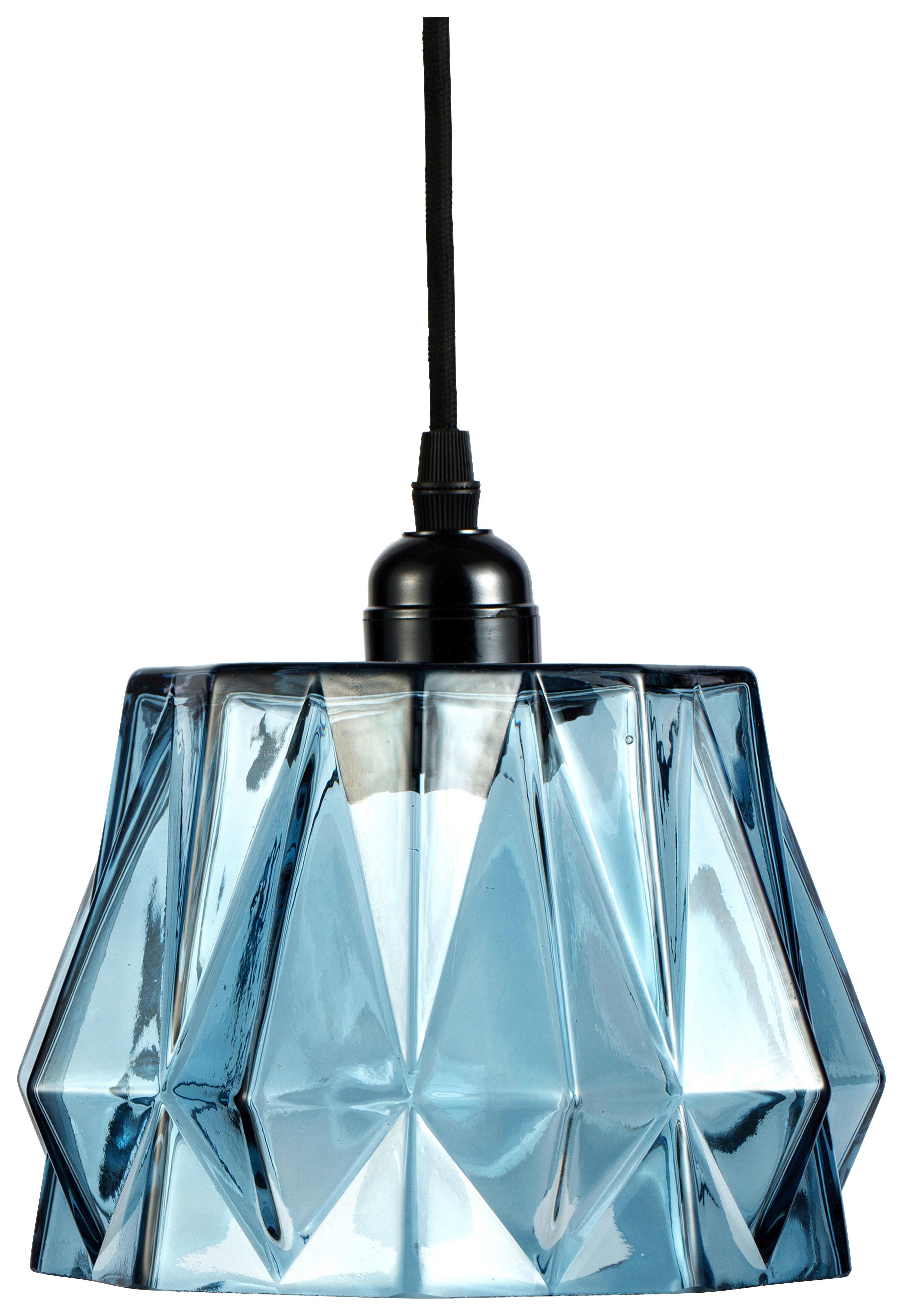 Hängeleuchte 6gxru - Blau, Basics, Glas (19/19/19cm) - Kayoom