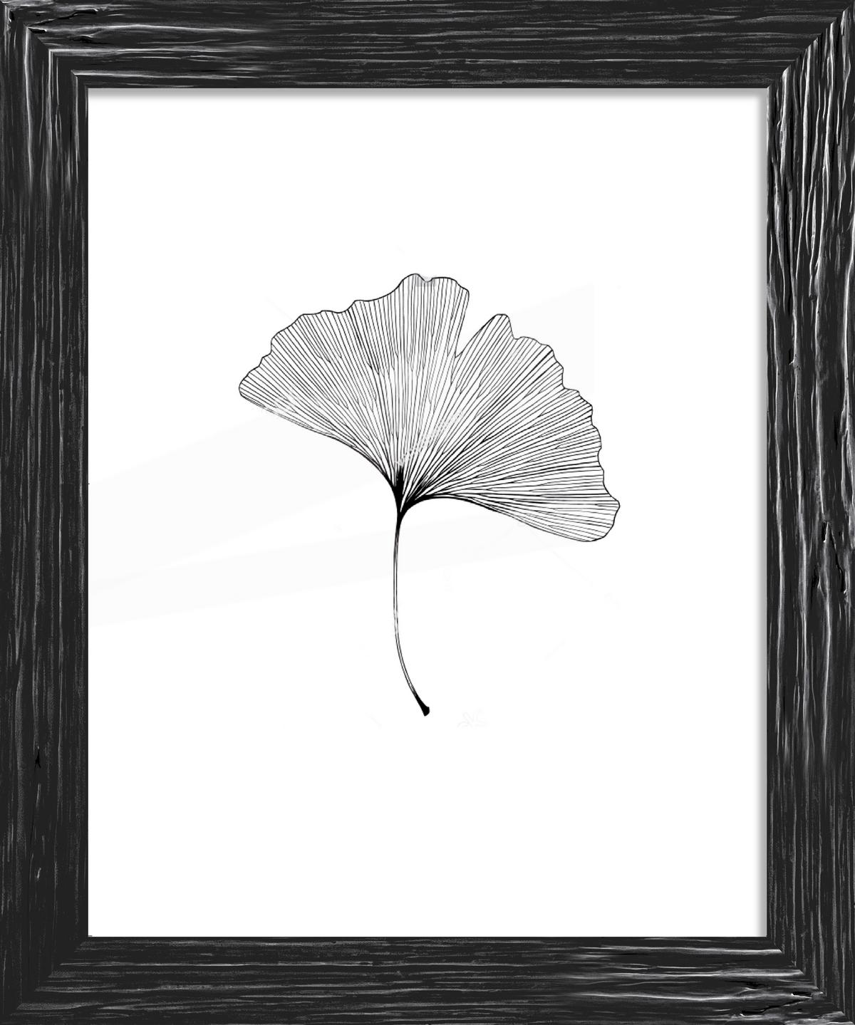 Rám na obrazy Frido, 40/50cm - černá, Romantický / Rustikální, dřevo (40/50cm) - ecoTree