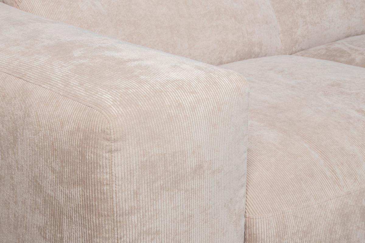 ECKSOFA Hannah Beige S: 343x170cm - Beige/Schwarz, Design, Textil (343/170cm) - MID.YOU