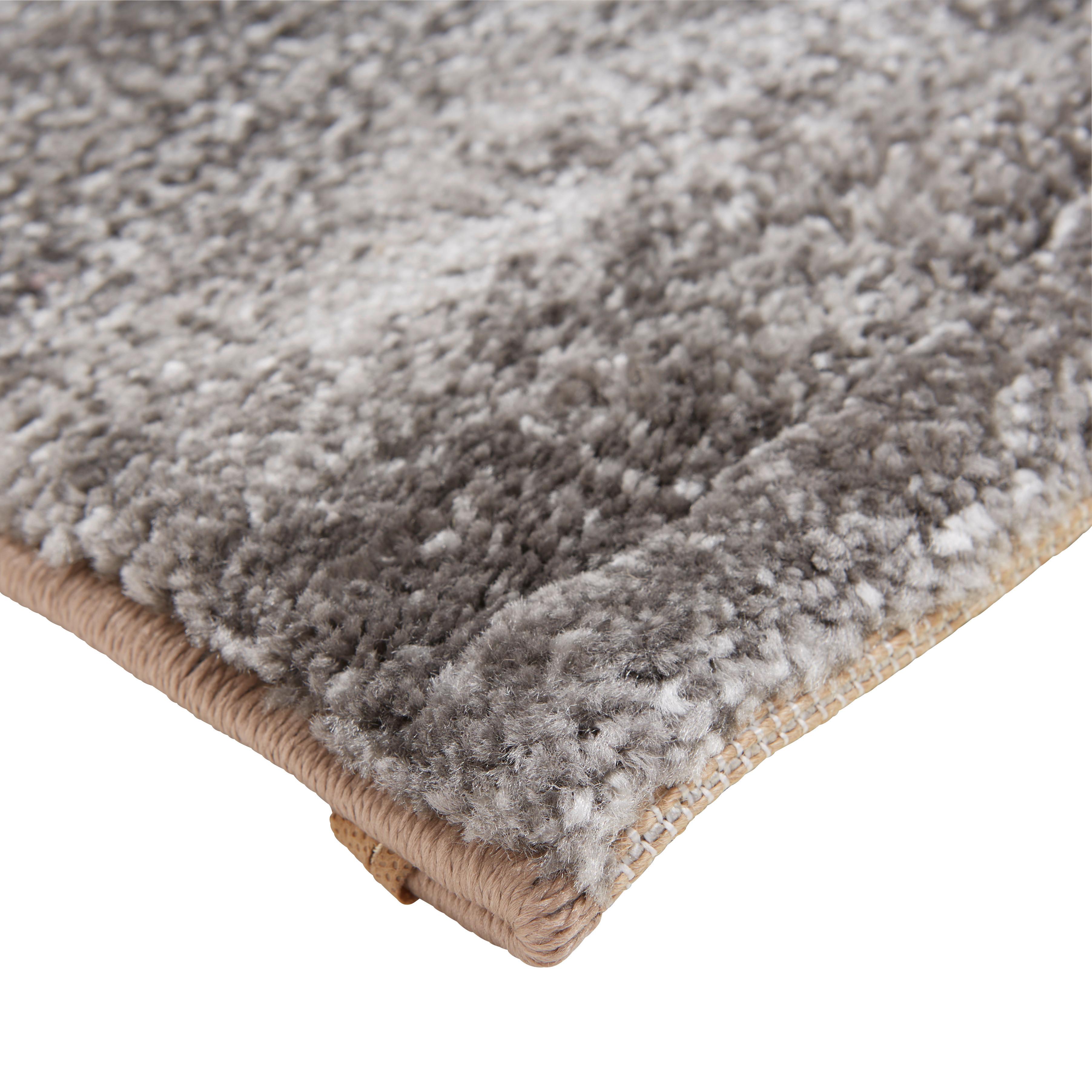 Webteppich Braun/Grau/Beige Nero 160x230 cm - Beige/Braun, Basics, Kunststoff (160cm) - James Wood