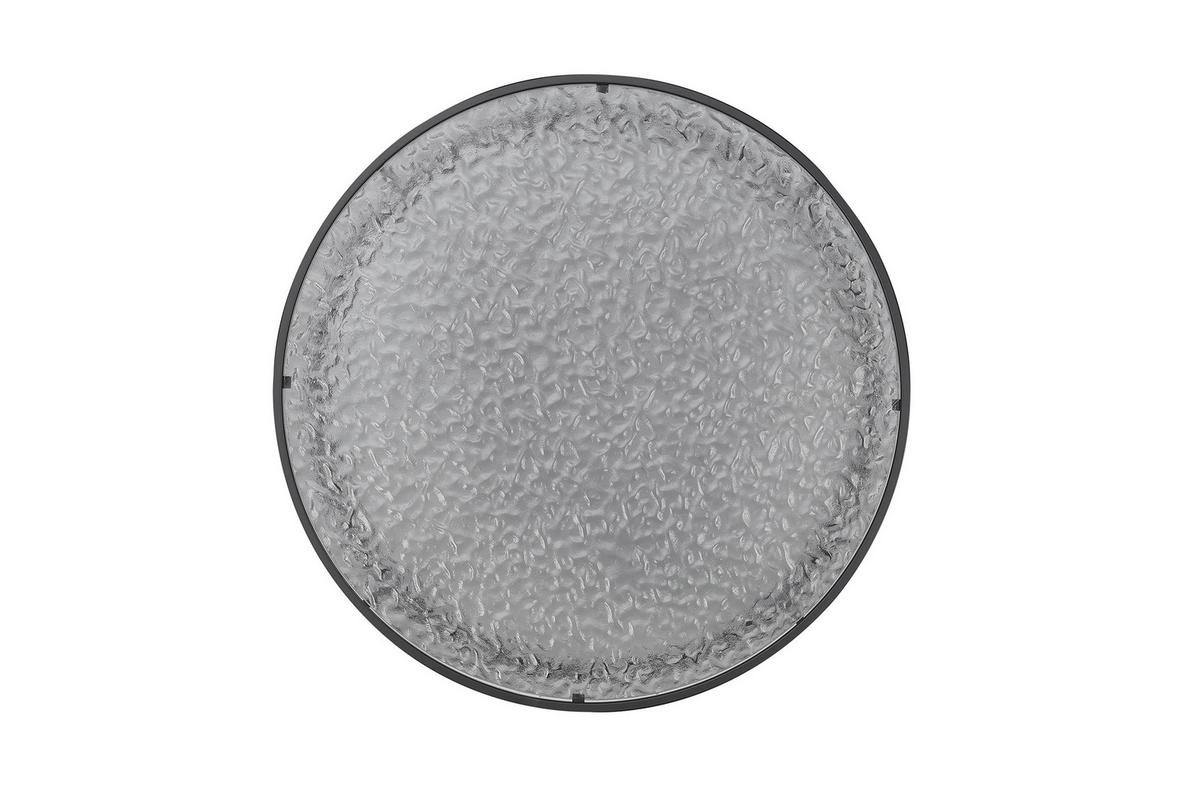 Couchtisch Schwarz D: 80 Cm - Schwarz, Design, Glas/Metall (80/80/45cm) - Livetastic