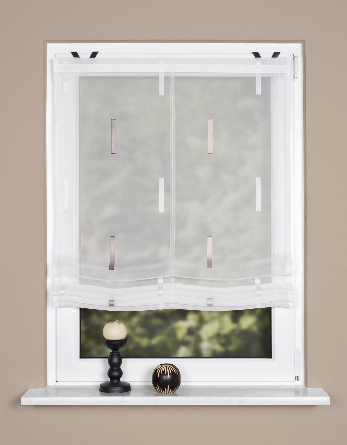 RAFFROLLO WALTER - Cappuccino, Design, Textil (100/130cm) - Schmidt W. Gmbh