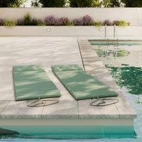 PODLOŽKA NA LEHÁTKO LUNA - zelená, Moderní, textil (180/5/60cm) - Bessagi Garden