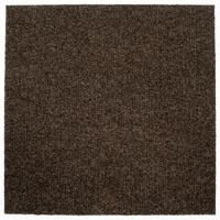 Teppichfliese Braun Solid Rib 50x50 cm Florhöhe 2,5 mm - Basics, Textil (50/50cm)