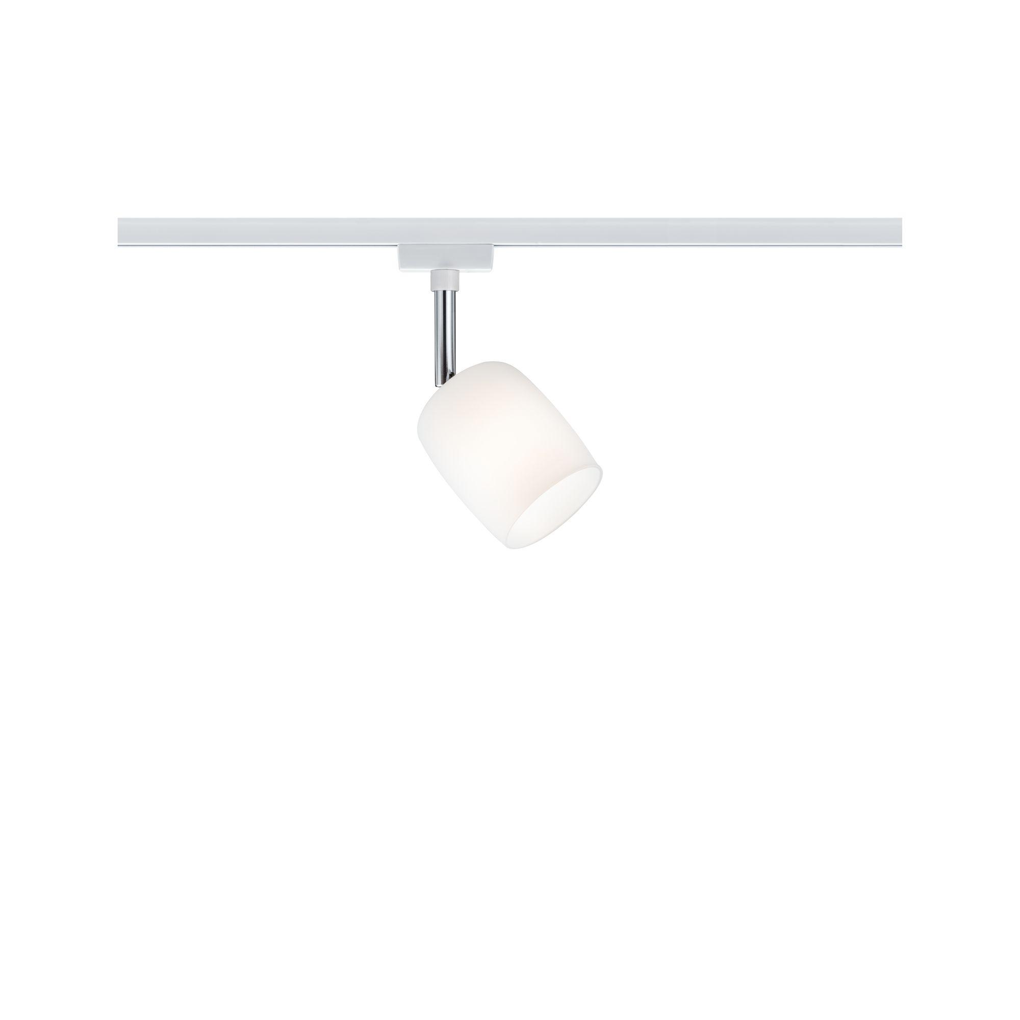 Schienensystem Urail Strahler 95342 LED-Spotkopf Schwenkbar - Chromfarben/Weiß, Design, Glas/Metall (7,4/12,8/11,5cm) - Paulmann