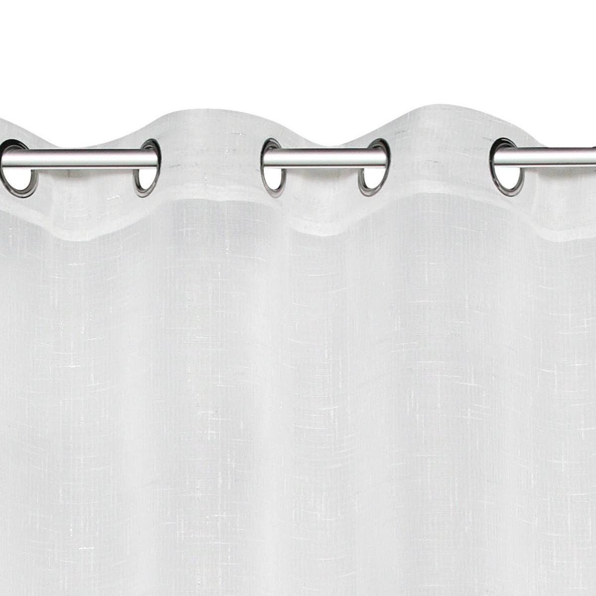 Ringlis Függöny Malina - fehér, Modern, textil (140/245cm) - Luca Bessoni