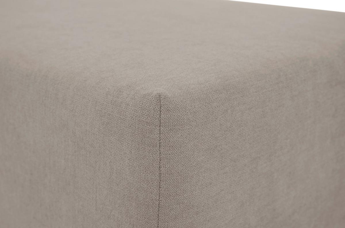Ecksofa Time Greige S: 178x248 cm - Greige/Schwarz, Design, Textil (178/248cm) - MID.YOU