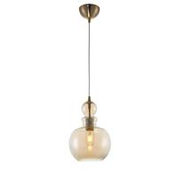 Pendelleuchte Tone - Bernsteinfarben/Bronzefarben, Trend, Glas/Metall (21,5/33,4cm) - MAYTONI