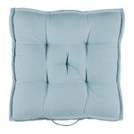 Sitzkissen Lianna - Blau, MODERN, Textil (40/40/7,5cm) - Luca Bessoni