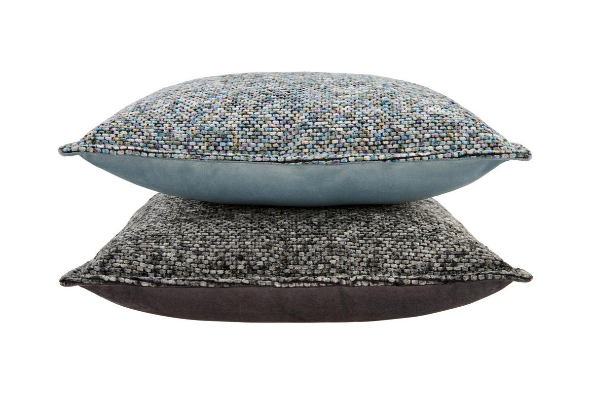 Zierkissen Alena - Blau, MODERN, Textil (45/45cm) - Luca Bessoni