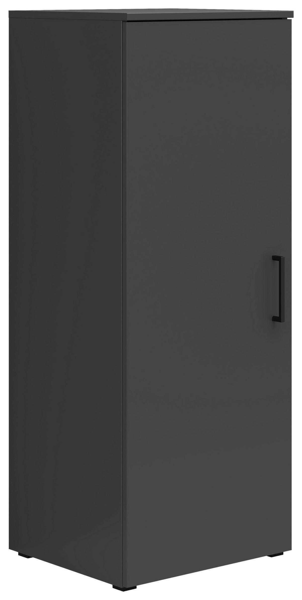 Komoda Cabinet š: 45 cm - čierna/grafitová, Modern, kompozitné drevo/plast (45/115/40cm)
