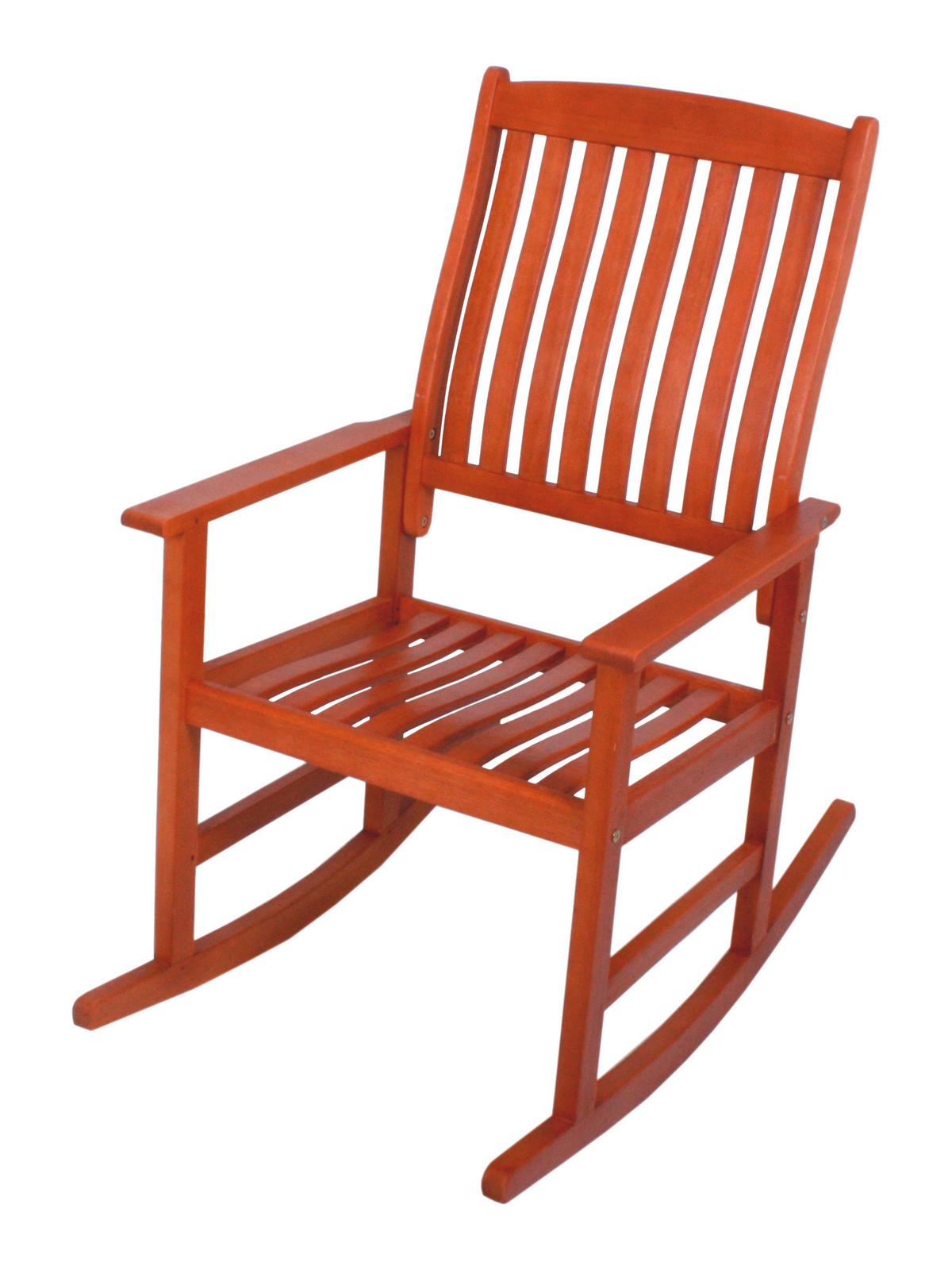 Gartenschaukelstuhl Florida - Braun, Basics, Holz (62/102/93,5cm) - Gardenson