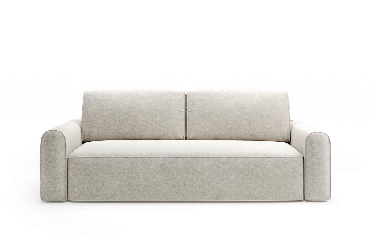 Schlafsofa Piemonte Grau B: 240cm - Schwarz/Grau, MODERN, Holz/Holzwerkstoff (240/92/103cm) - Livetastic