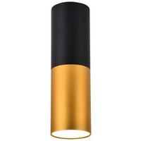LED-Deckenleuchte 2282688 Tuba - Schwarz, Design, Metall (5.8/5.8/20cm)
