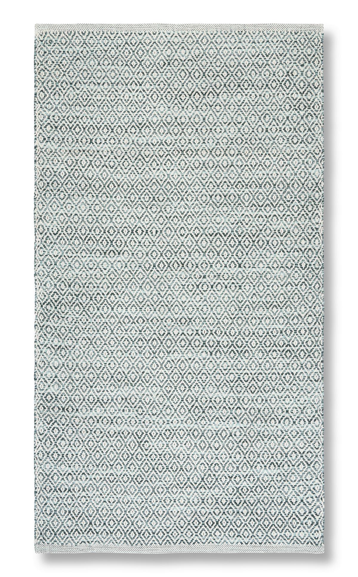 RUČNE TKANÝ KOBEREC Carola 1, 60/120cm, zelená - zelená, Basics, textil (60/120cm) - Modern Living