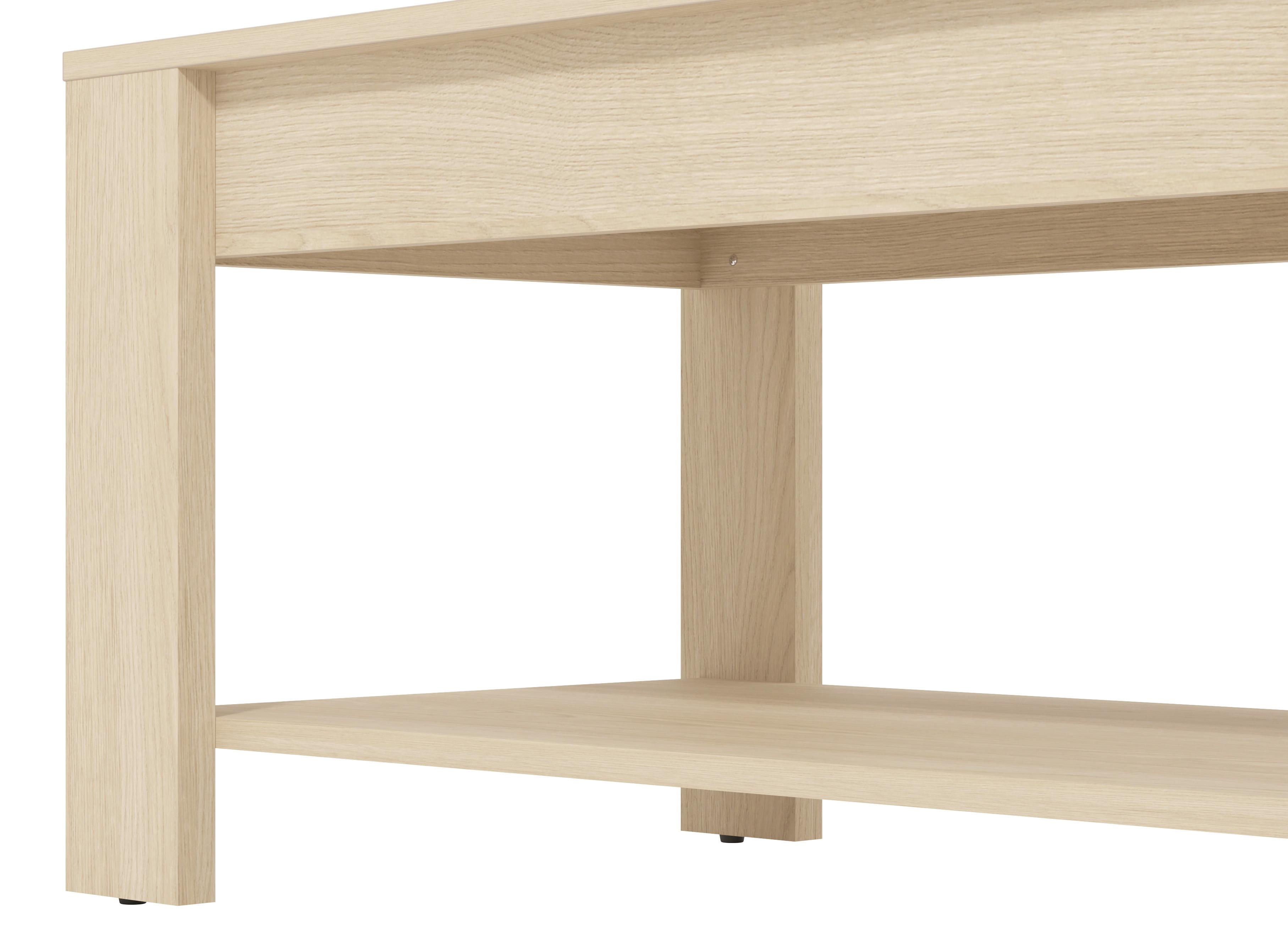 Dohányzóasztal Clent - tölgyfa színű, Modern, faalapú anyag (90/45,5/49,5cm)