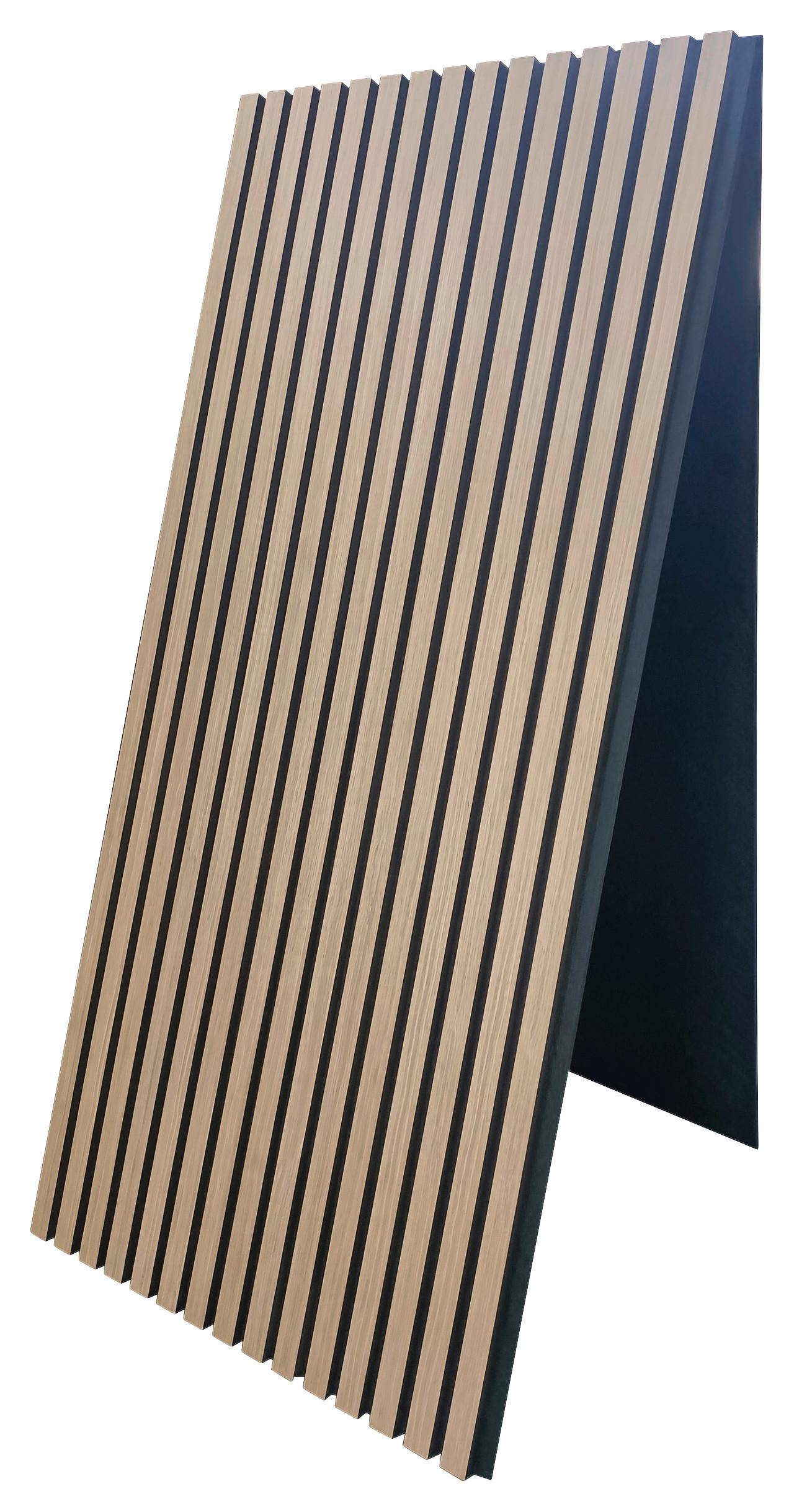 Akustikpaneel Josef 2 Eichefarben B: 60 cm - Eichefarben, MODERN, Holzwerkstoff (60/2,6/260cm)