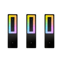 Unterbauleuchten-Set Cabinetleuchte Rgb - Schwarz, MODERN, Metall