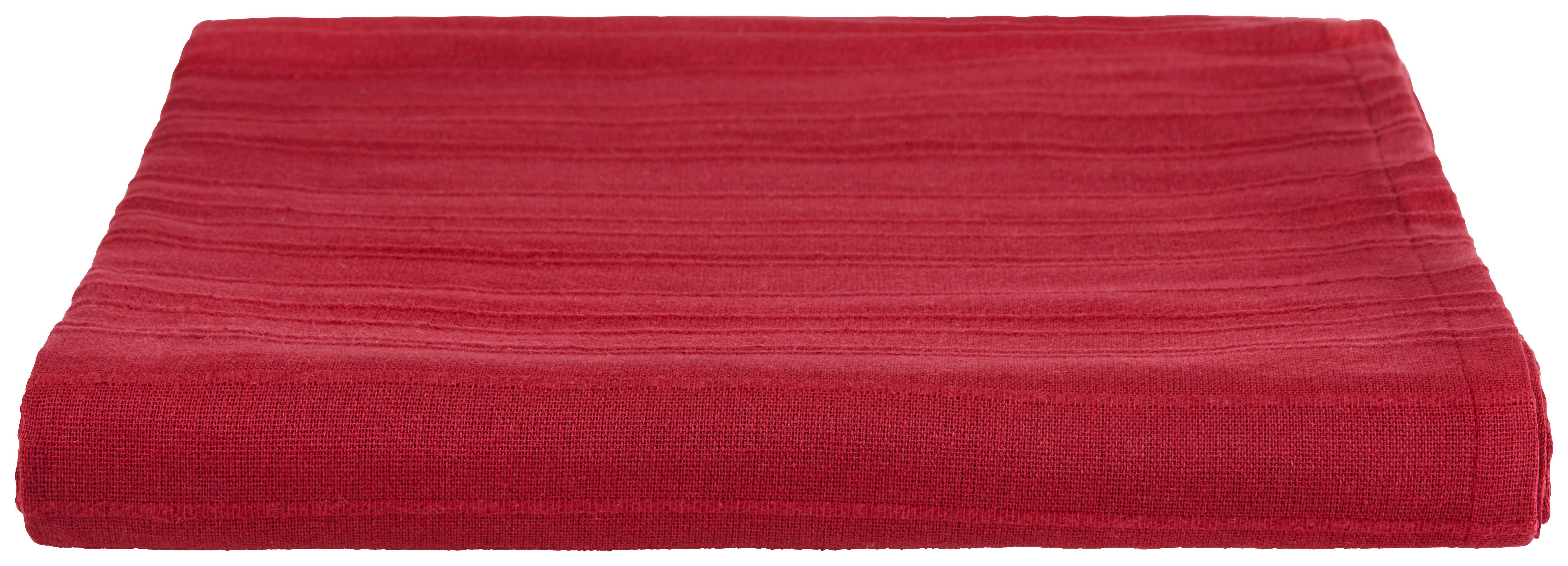 Überwurf Michelle - Rot, KONVENTIONELL, Textil (200/200cm) - Ondega