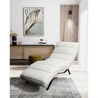 Relaxliege Swing Black Hellgrau B: 65 Cm - Hellgrau/Schwarz, Design, Textil (65/65-95/171cm) - Livetastic