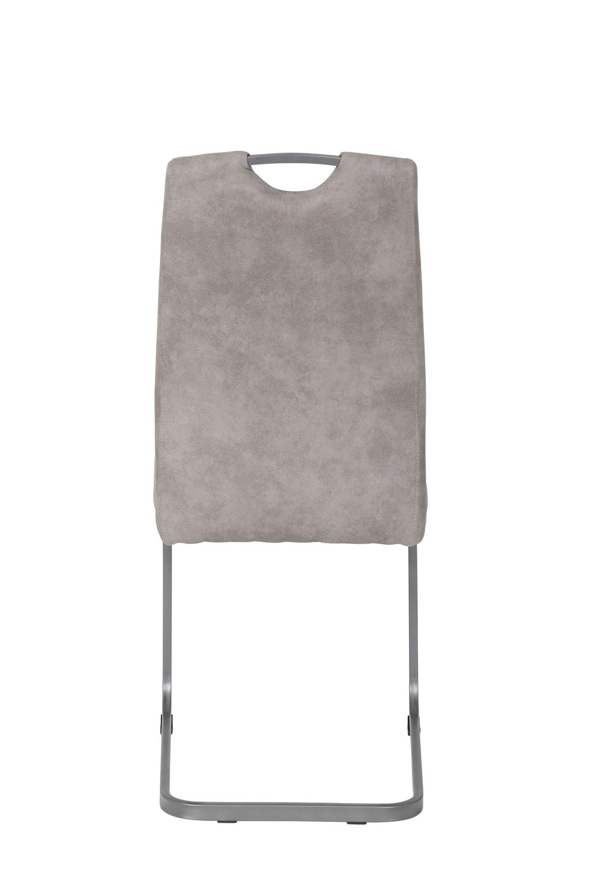 Tischgruppe Agnes I G - Eiche Artisan/Grau, MODERN, Holzwerkstoff/Textil (140 - 220/76/90cm) - MID.YOU