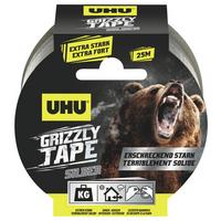 Gewebeband Grizzly Tape Schwarz, 25 m, Extra Stark - Schwarz, Basics, Karton/Papier (12,7/12,7/5cm) - UHU AUSTRIA
