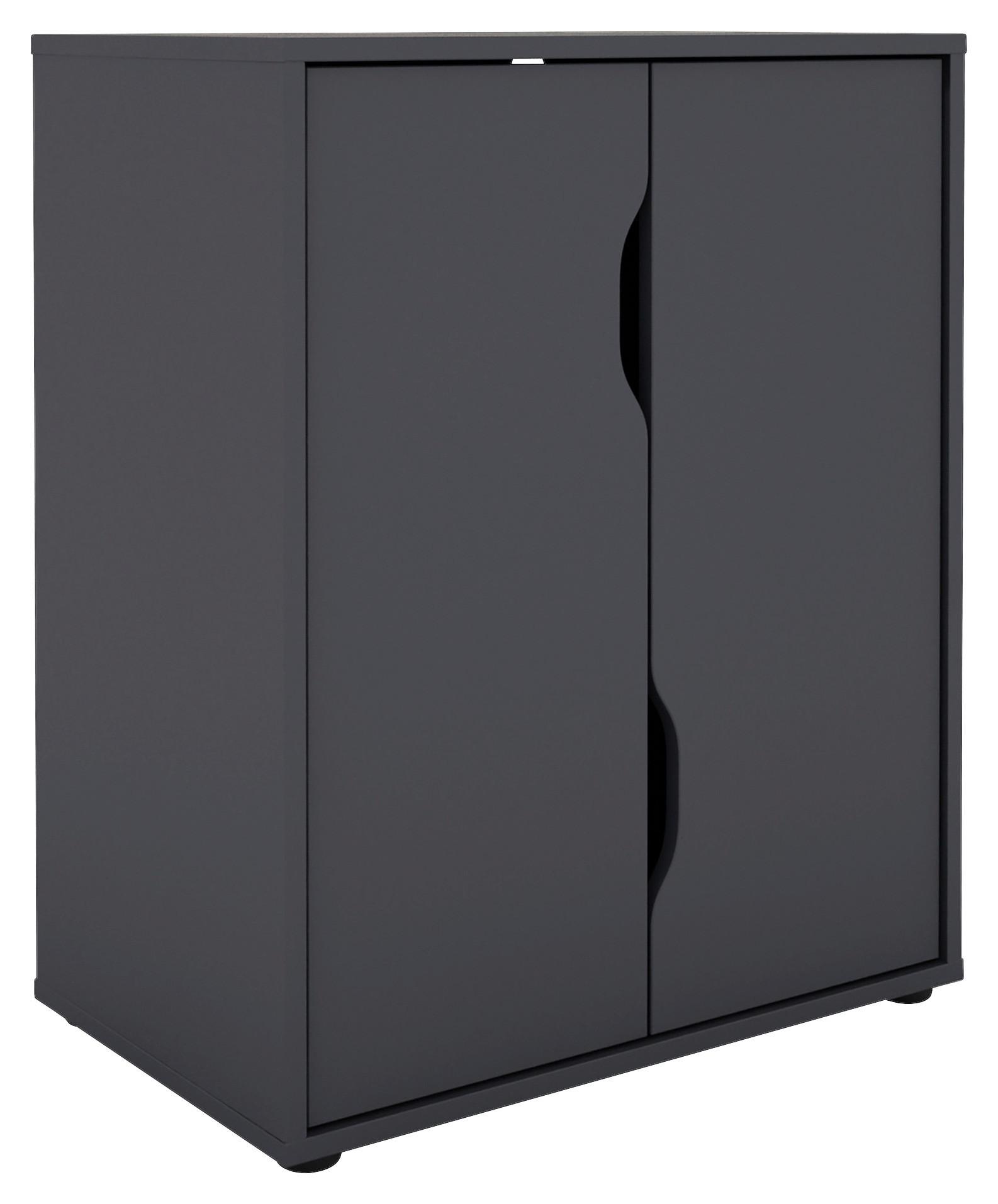 Aktenschrank Belfast - Anthrazit, MODERN, Holzwerkstoff (60/76,5/37cm) - MID.YOU