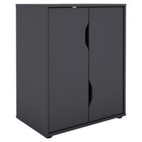 Aktenschrank Belfast - Anthrazit, MODERN, Holzwerkstoff (60/76,5/37cm) - MID.YOU