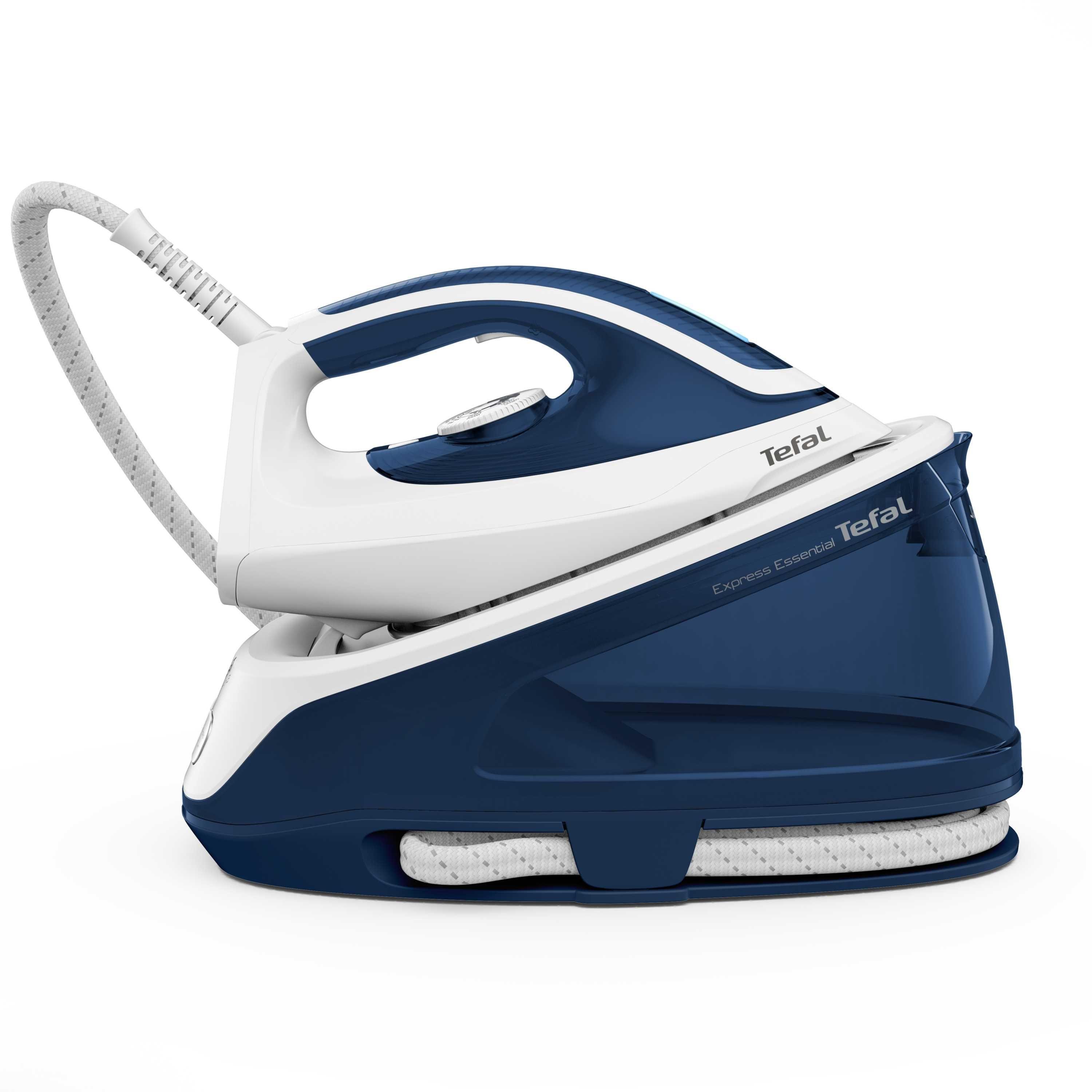 Dampfbügelstation Sv6116 Blau/weiß 120 G/min - Blau/Weiß, KONVENTIONELL, Keramik/Kunststoff (21,2/29,2/39cm) - Tefal