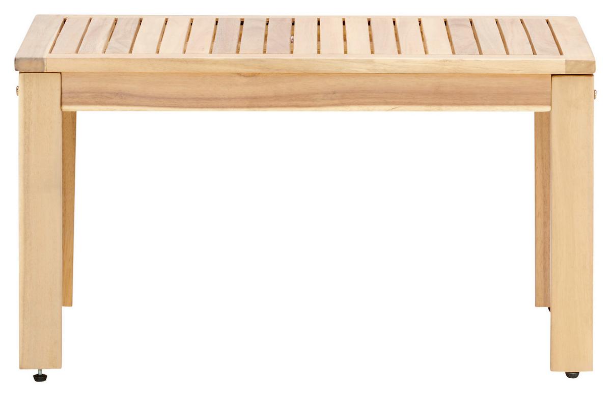 Loungegarnitur 4-Tlg. Bergen Aus Echtholz mit Kissen - Dunkelgrau/Akaziefarben, MODERN, Holz/Textil (73cm) - Beldano