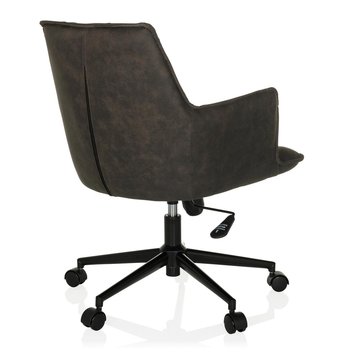 Drehstuhl Solao Life Dunkelgrau B: 54 cm - Dunkelgrau/Schwarz, MODERN, Kunststoff/Textil (54/85/70cm) - MID.YOU