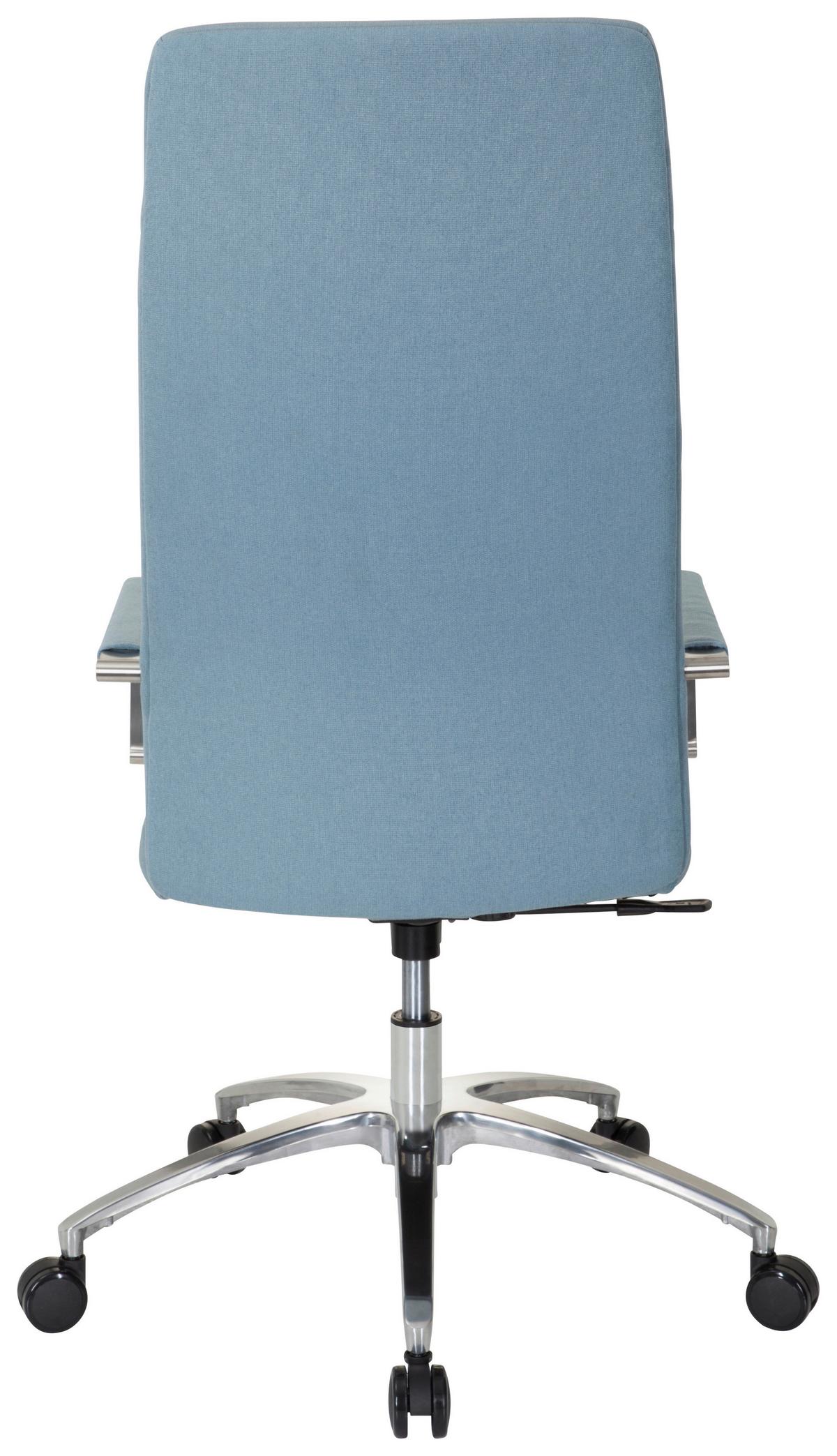 Drehstuhl Saranto Plus I Hellblau - Alufarben/Hellblau, MODERN, Kunststoff/Textil (56/131/67cm) - MID.YOU