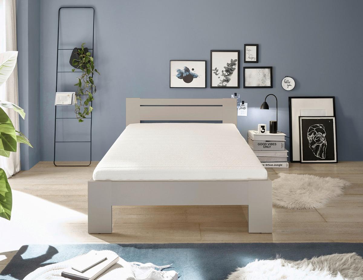 Bett Cannes 120 Kashmir Dekor 120x200 - Kaschmir, KONVENTIONELL, Holzwerkstoff (120/200cm) - Ondega