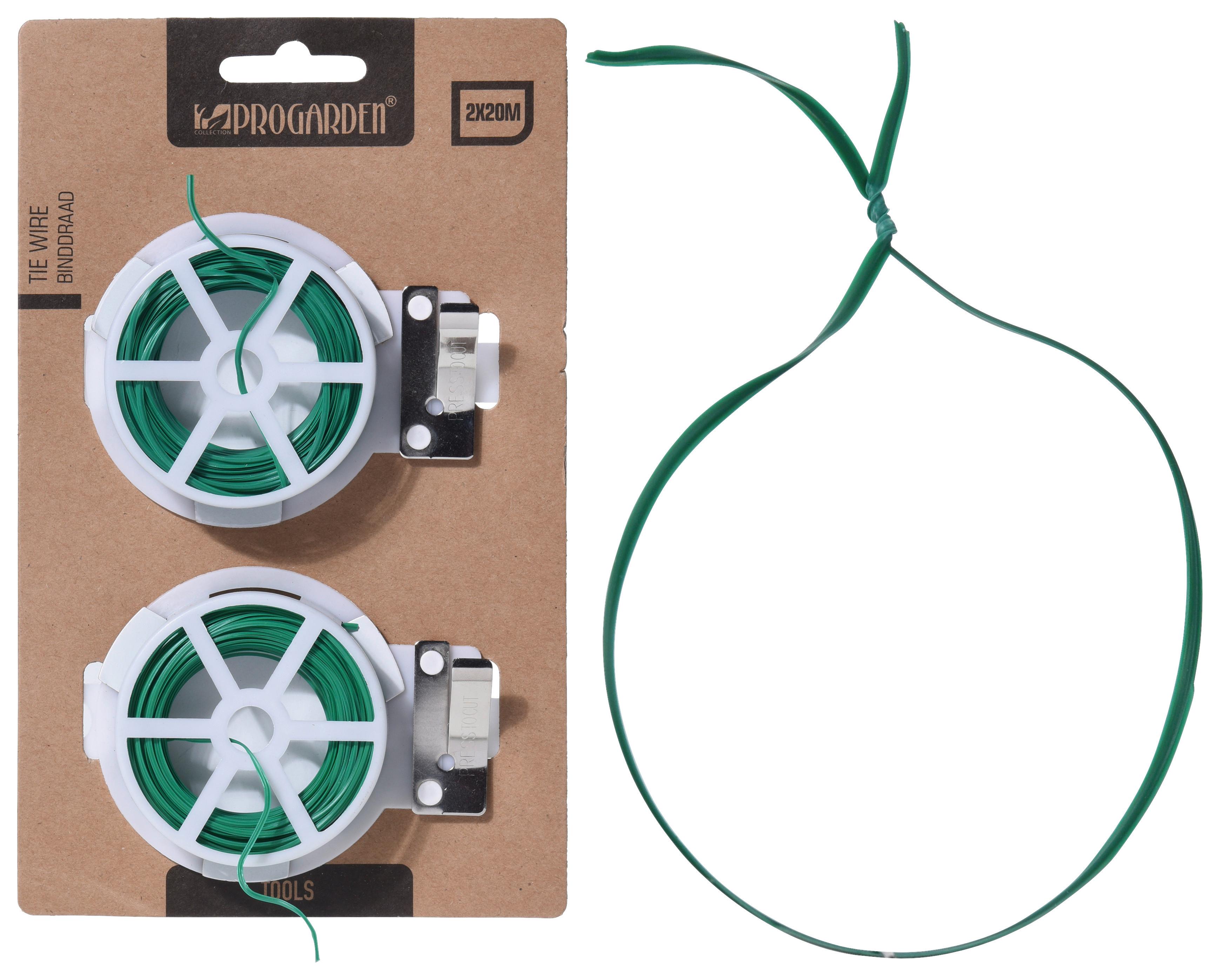 Kötöződrót Cy8900530 - zöld, műanyag/fém