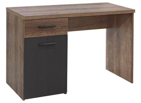 Psací Stůl Tokio -exklusiv- - barvy dubu/černá, Moderní, kov/dřevěný materiál (110/76,5/52,7cm) Psací Stůl Tokio -exklusiv- - barvy dubu/černá, Moderní, kov/dřevěný materiál (110/76,5/52,7cm)