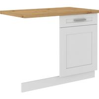 KRYCÍ ČELNÍ PANEL MYČKY LUISA        TGV/I60-110 - bílá, Romantický / Rustikální, kompozitní dřevo (60/85/60cm)