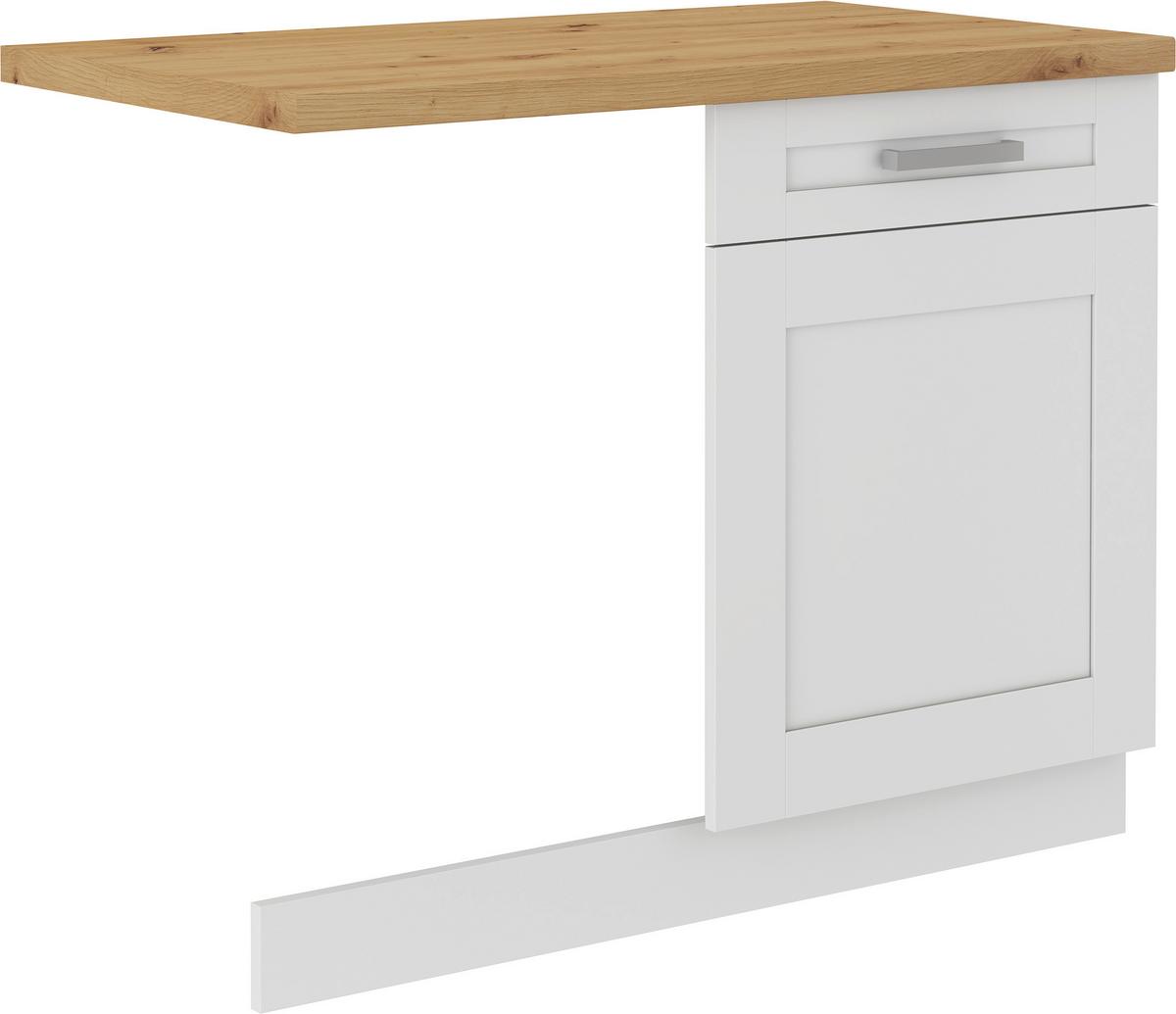 KRYCÍ ČELNÍ PANEL MYČKY LUISA        TGV/I60-110 - bílá, Romantický / Rustikální, kompozitní dřevo (60/85/60cm)